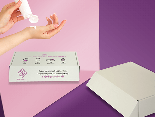 pudełka fasonowe z nadrukiem