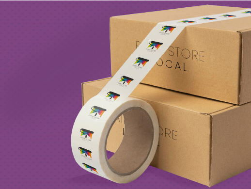 taśmy pakowe z nadrukiem