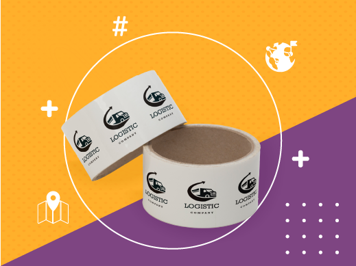 taśma klejąca z własnym nadrukiem