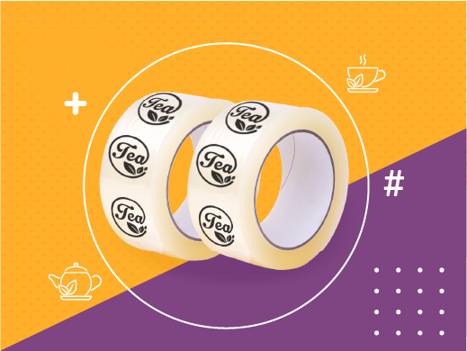 taśma do pakowania z logo